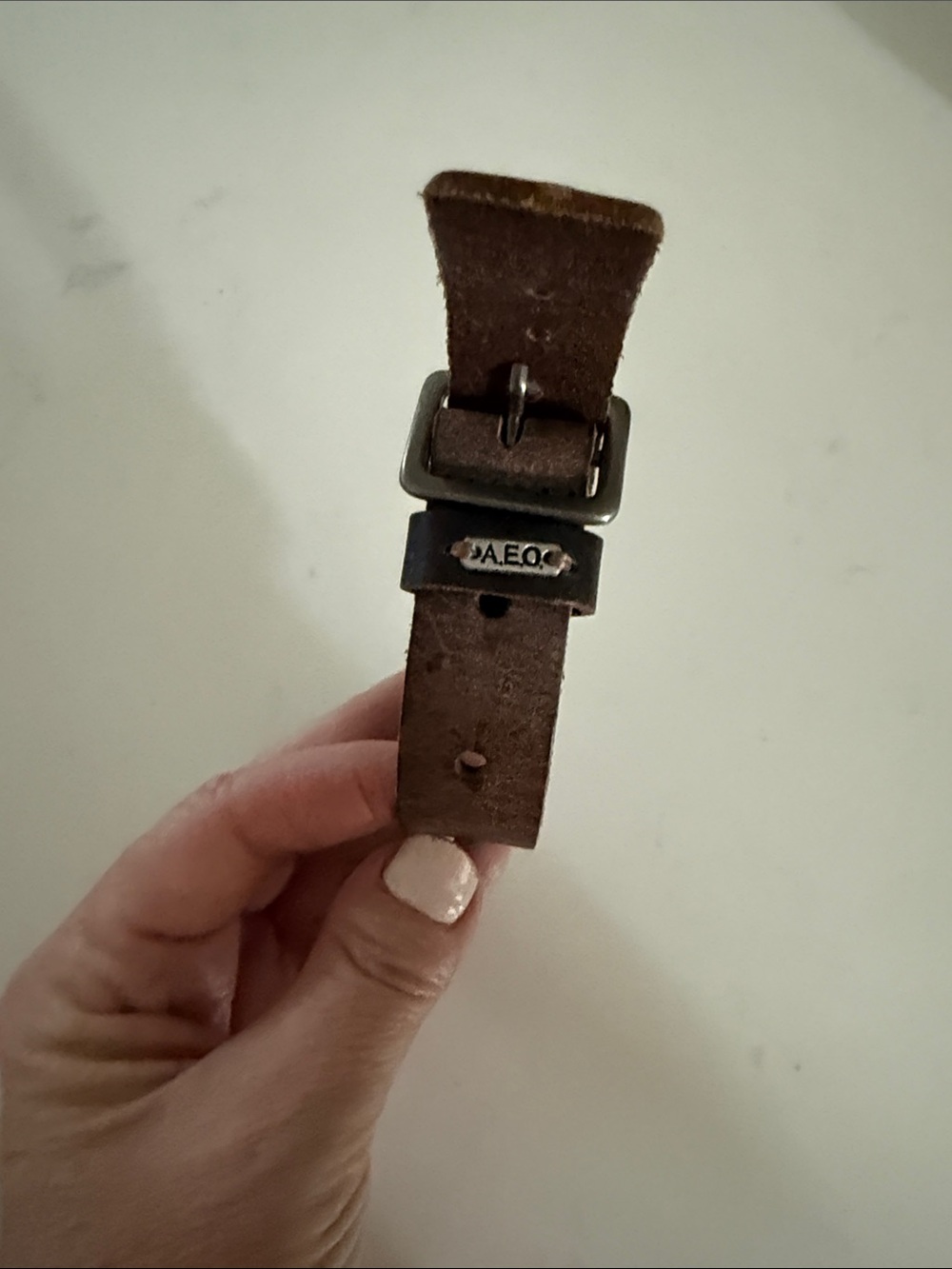 American Eagle Vintage belt wrist wrap with buckle